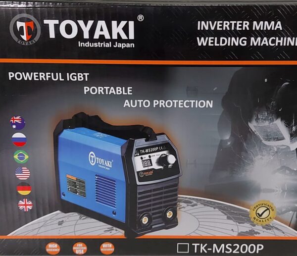 SOLDADORA ELECTRONICA INVERTER 200A CON PANEL DIGITAL