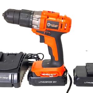 TALADRO INALAMBRICO 20V CON DOS BATERIAS