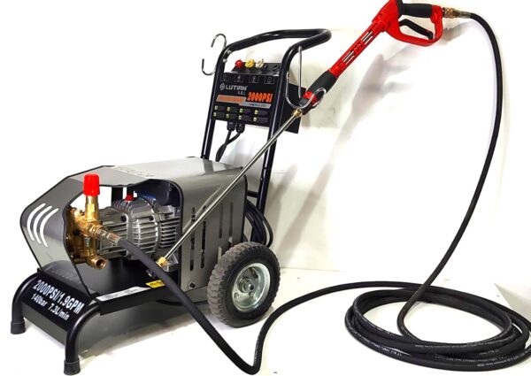 HIDROLAVADORA ELECTRICA INDUSTRIAL 2000PSI 140BAR MONOFASICA USO INDUSTRIAL