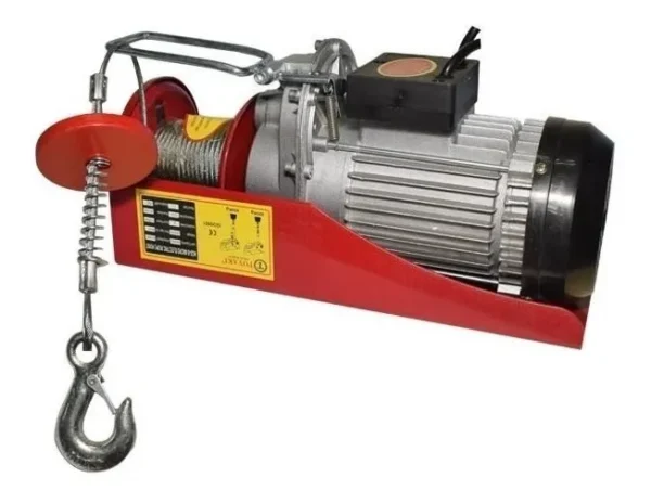 TECLE ELECTRICO 600KILOS 1500W MONOFASICO LARGO ALZADA 12MTS