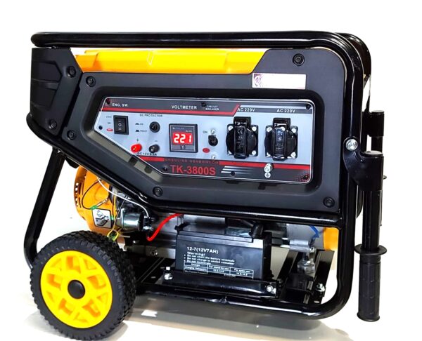 GENERADOR ELECTRICO 3800W CON PARTIDA ELECTRICA Y MANUAL